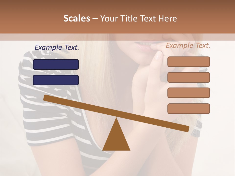 Serious Casual Anxious PowerPoint Template