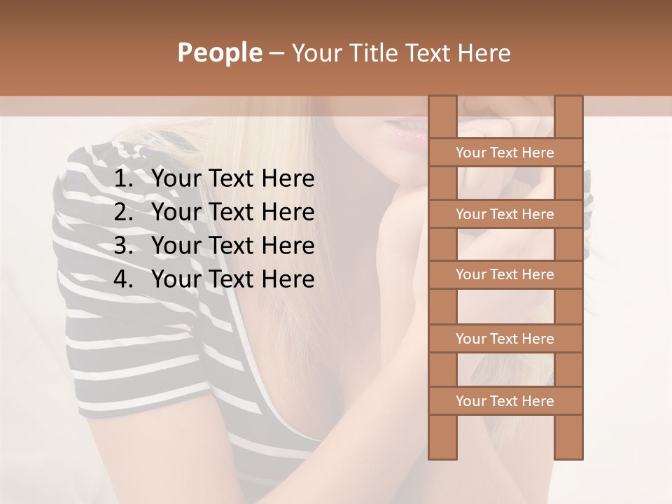 Serious Casual Anxious PowerPoint Template