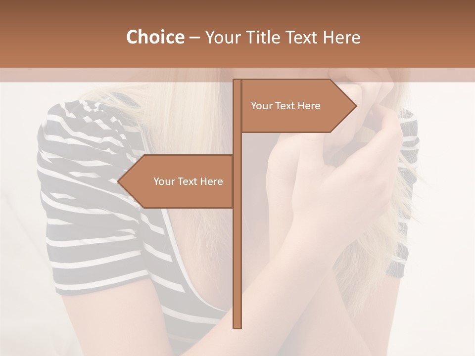 Serious Casual Anxious PowerPoint Template
