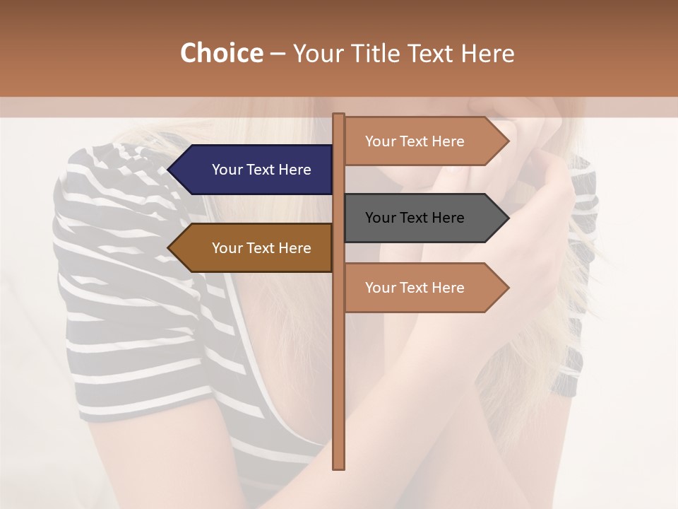 Serious Casual Anxious PowerPoint Template