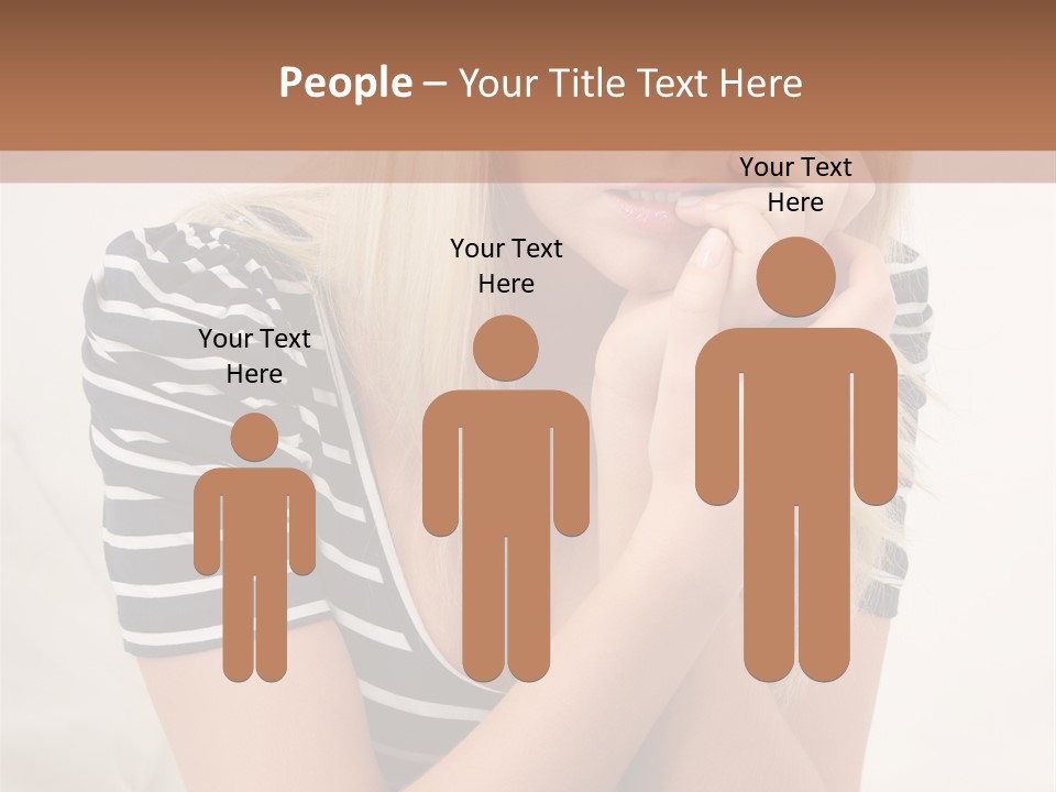 Serious Casual Anxious PowerPoint Template