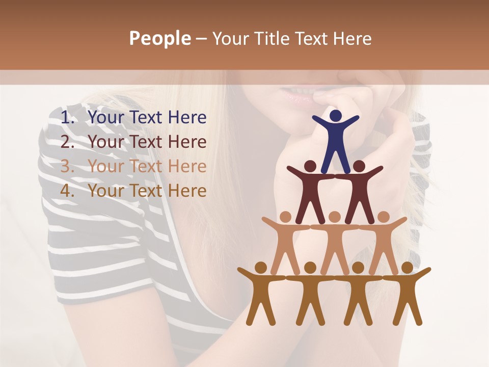 Serious Casual Anxious PowerPoint Template