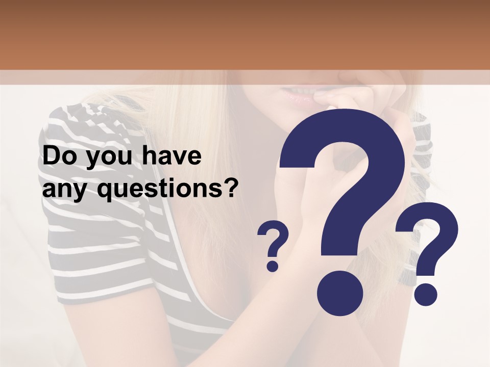 Serious Casual Anxious PowerPoint Template