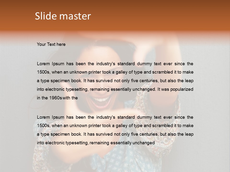 Complexion Woman Skin PowerPoint Template