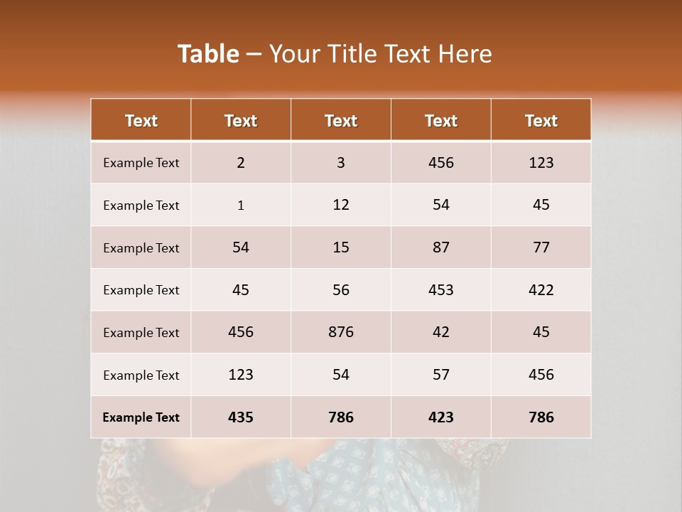 Complexion Woman Skin PowerPoint Template