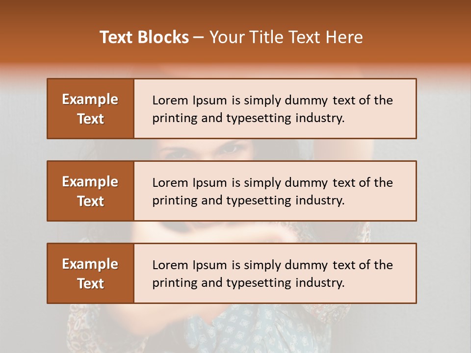 Complexion Woman Skin PowerPoint Template