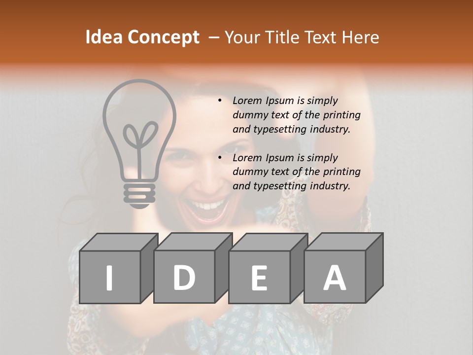 Complexion Woman Skin PowerPoint Template