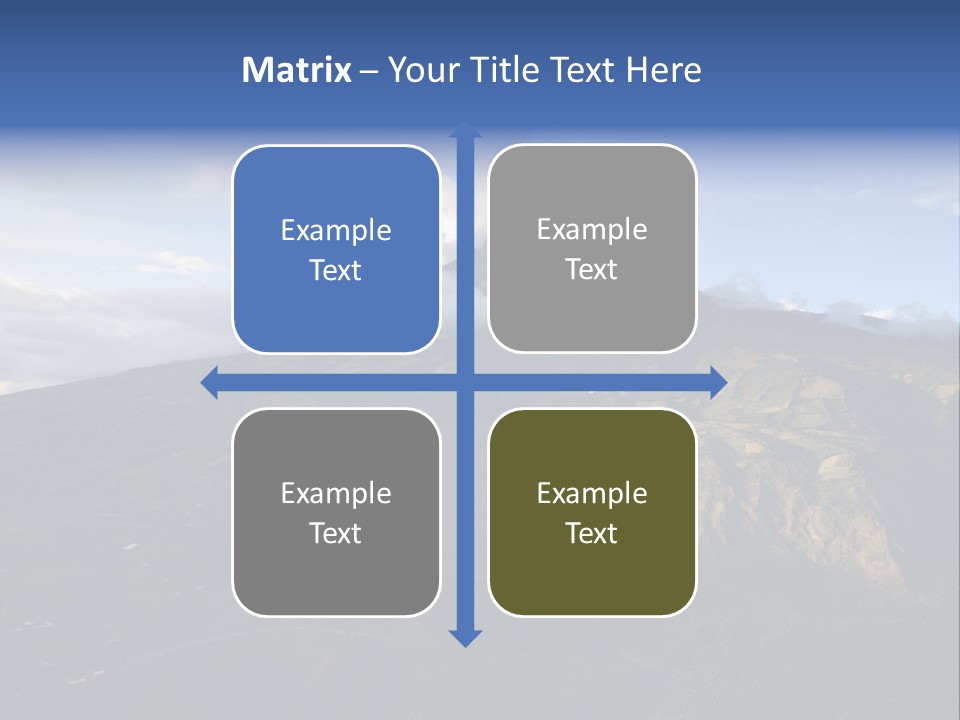 Steam Landscape Smoke PowerPoint Template