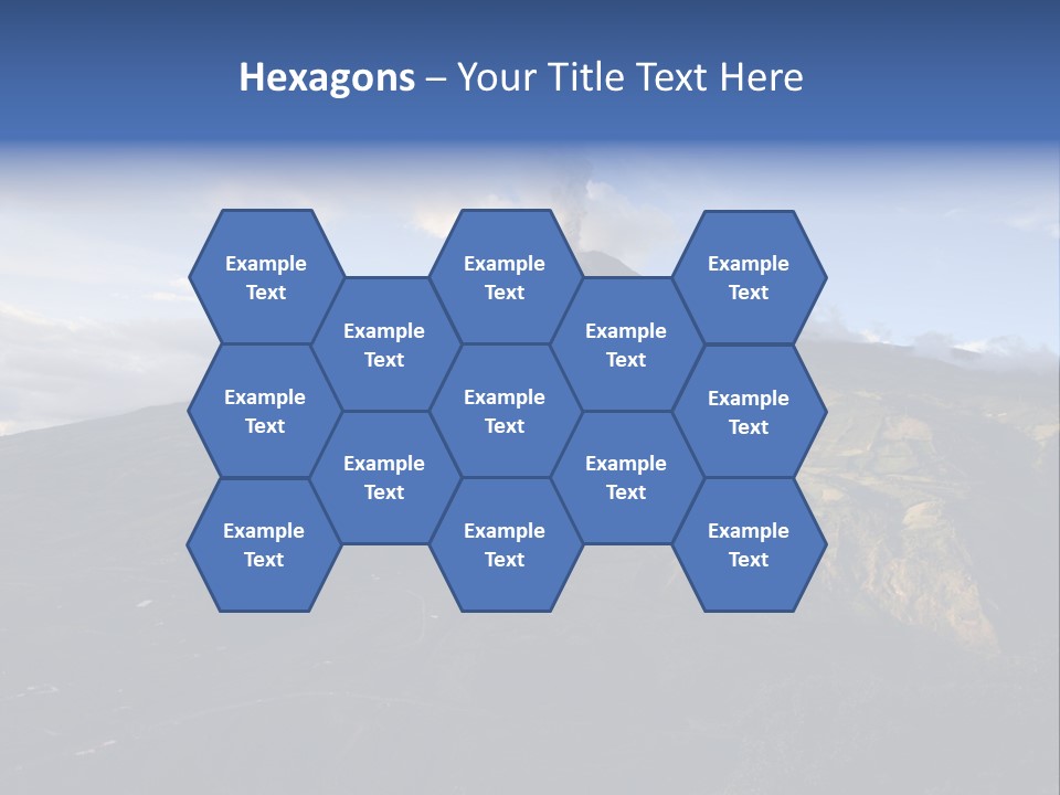 Steam Landscape Smoke PowerPoint Template