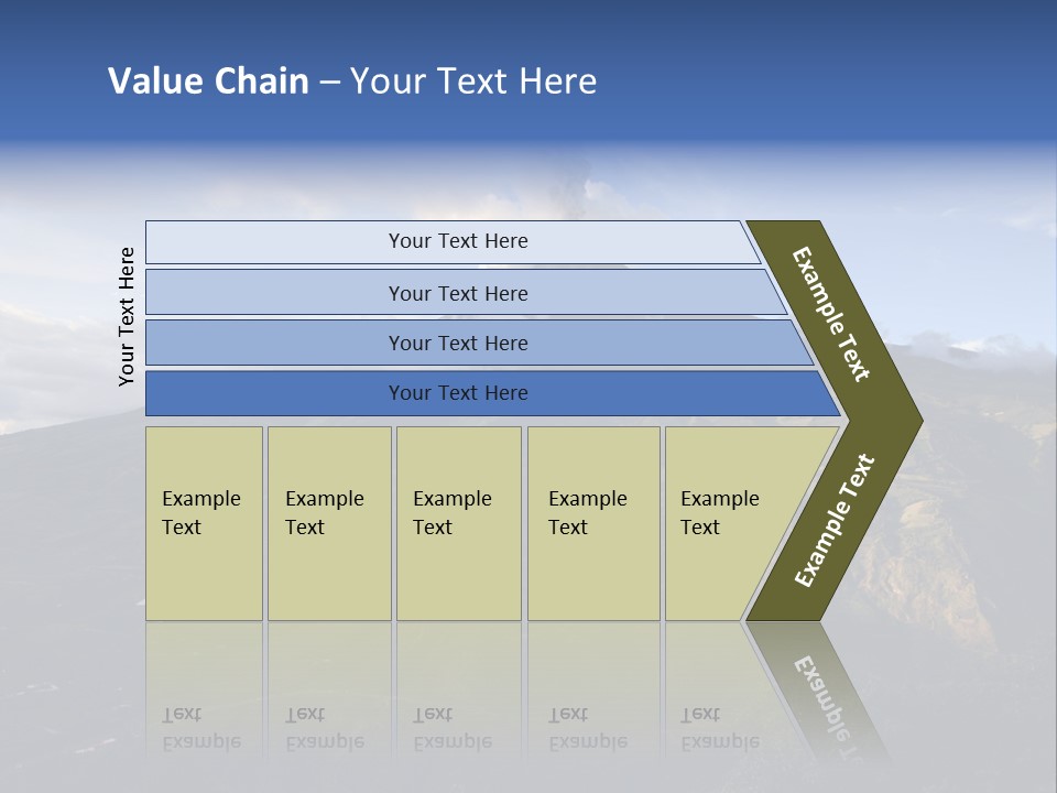 Steam Landscape Smoke PowerPoint Template
