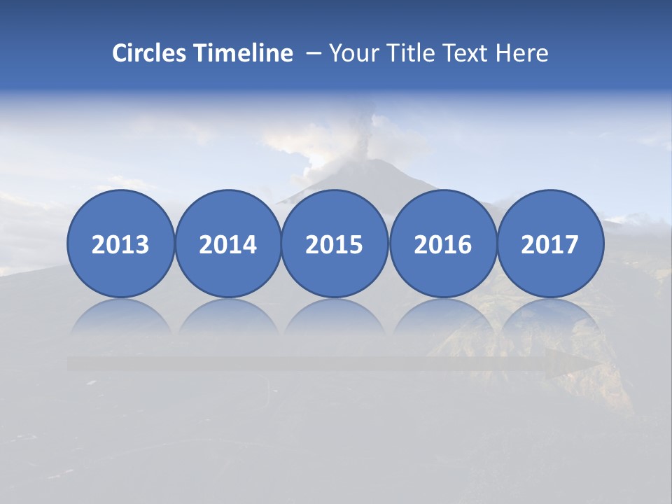 Steam Landscape Smoke PowerPoint Template