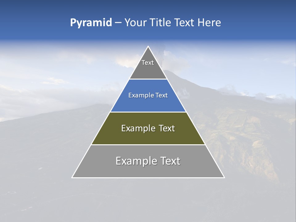 Steam Landscape Smoke PowerPoint Template