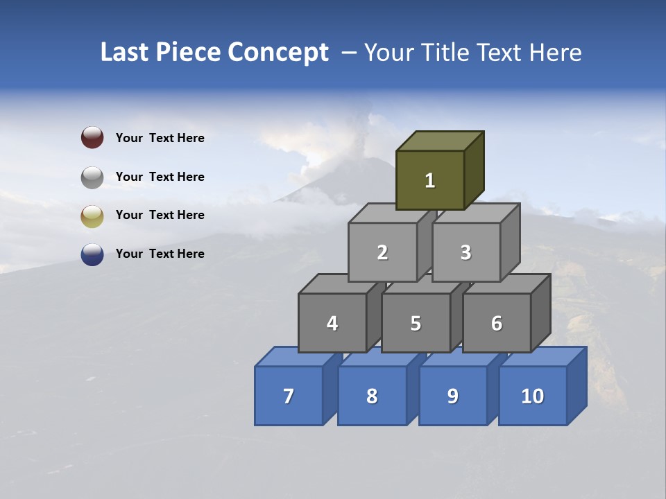 Steam Landscape Smoke PowerPoint Template