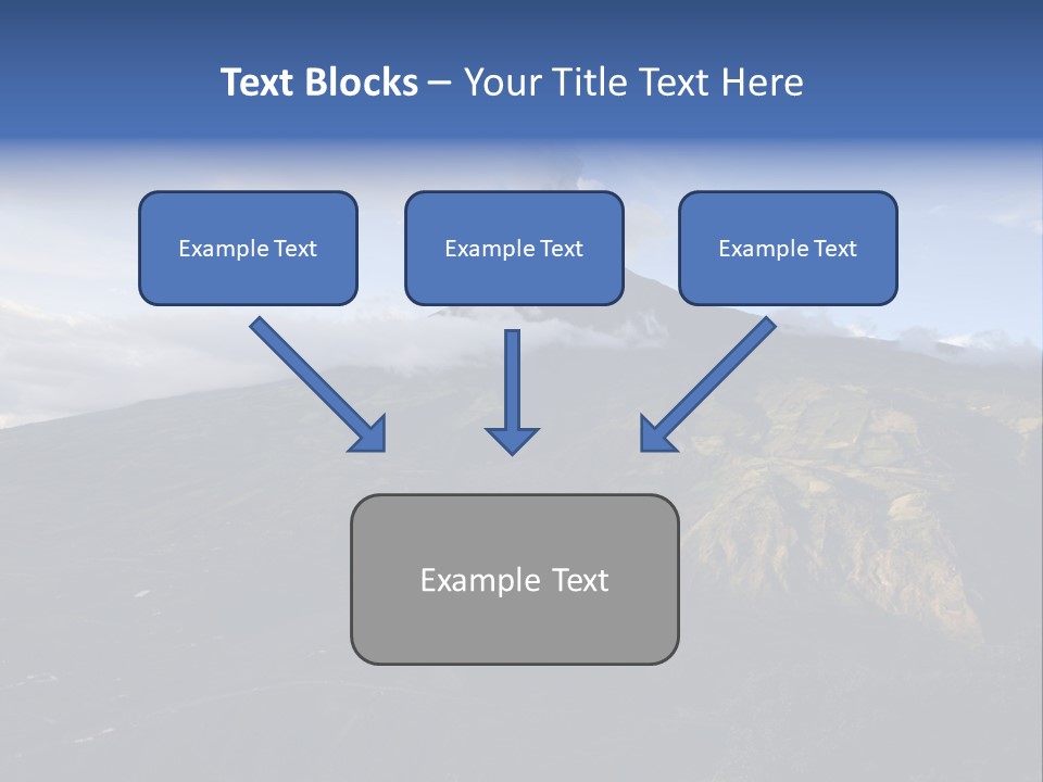 Steam Landscape Smoke PowerPoint Template