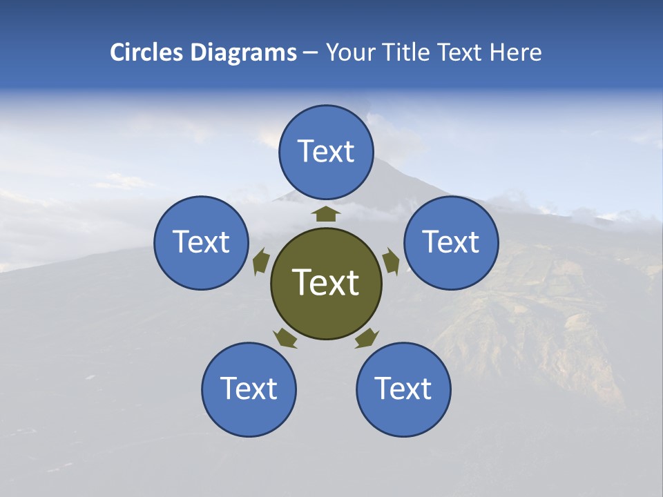 Steam Landscape Smoke PowerPoint Template
