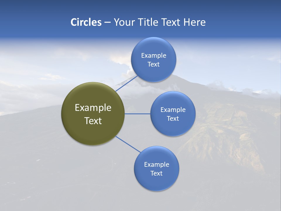 Steam Landscape Smoke PowerPoint Template