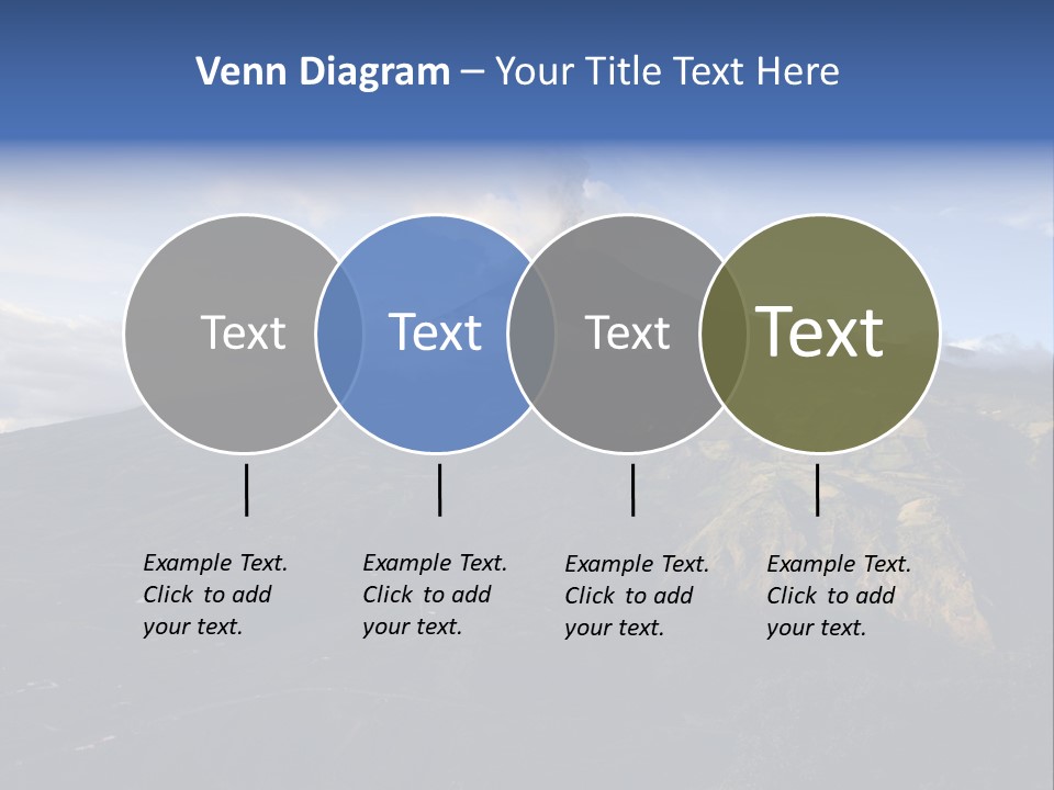 Steam Landscape Smoke PowerPoint Template