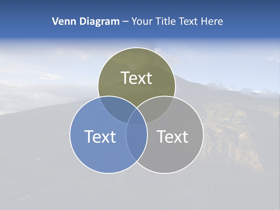 Steam Landscape Smoke PowerPoint Template
