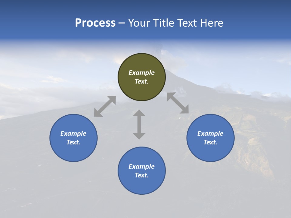 Steam Landscape Smoke PowerPoint Template