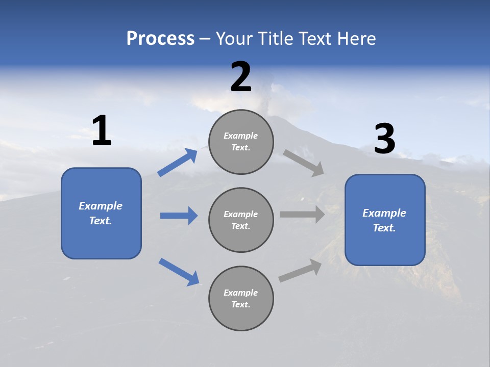 Steam Landscape Smoke PowerPoint Template