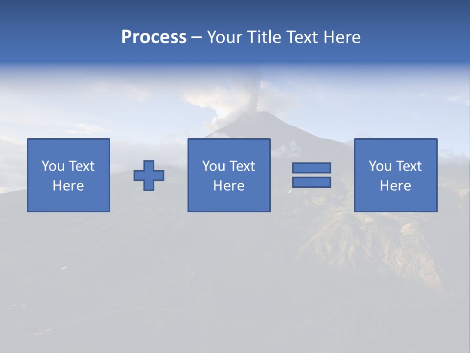 Steam Landscape Smoke PowerPoint Template