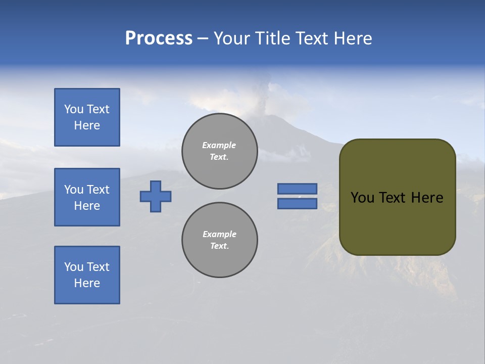 Steam Landscape Smoke PowerPoint Template