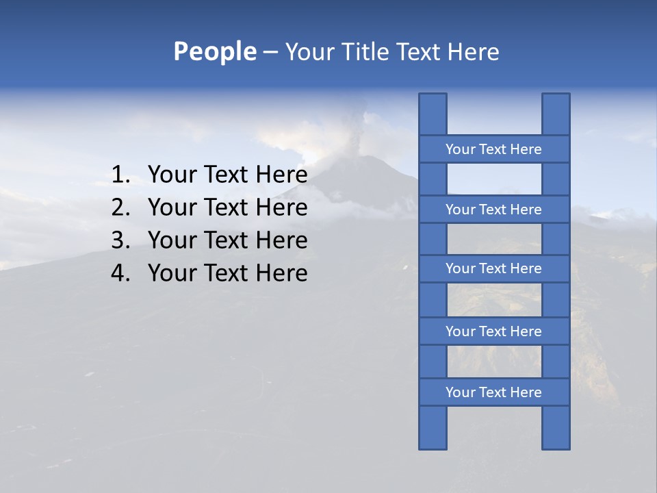 Steam Landscape Smoke PowerPoint Template