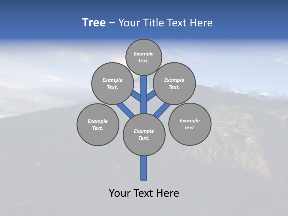 Steam Landscape Smoke PowerPoint Template
