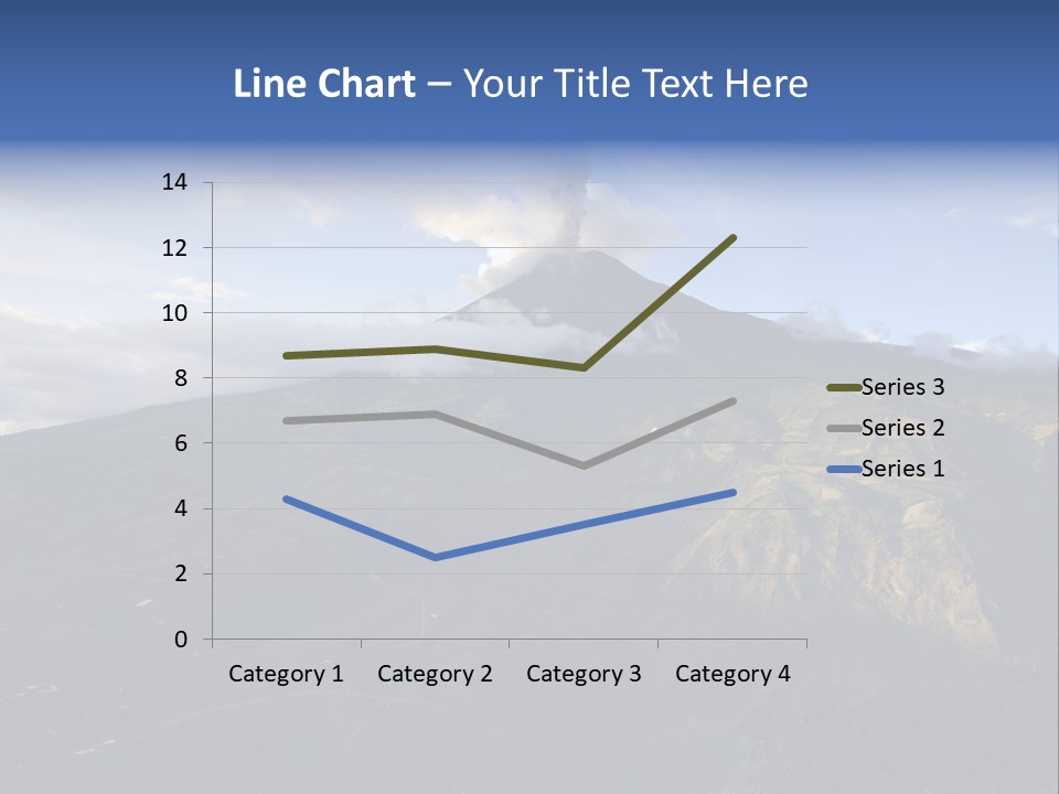 Steam Landscape Smoke PowerPoint Template