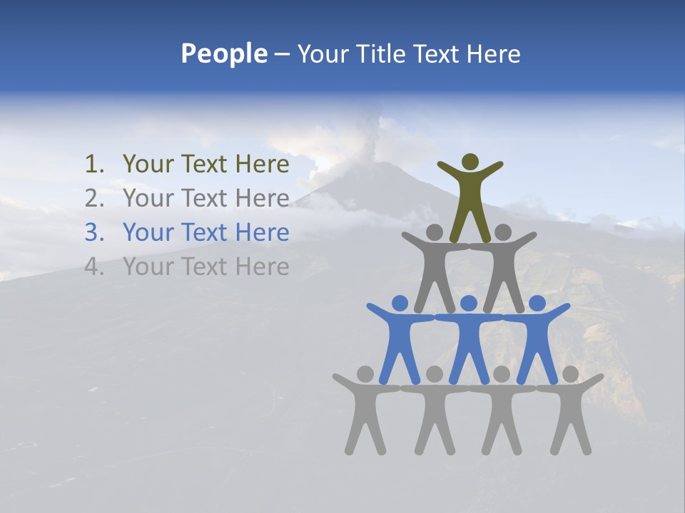 Steam Landscape Smoke PowerPoint Template