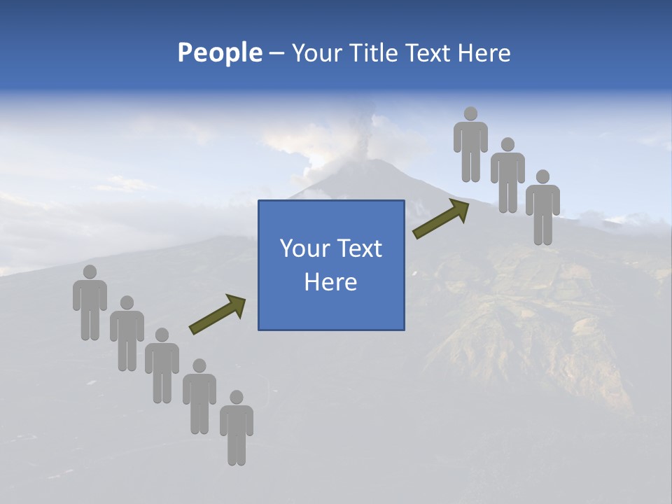 Steam Landscape Smoke PowerPoint Template