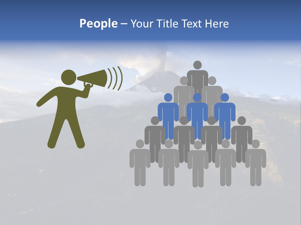 Steam Landscape Smoke PowerPoint Template