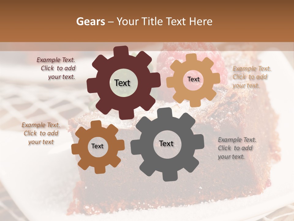 Icing Slice Cafe PowerPoint Template