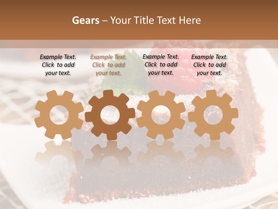 Icing Slice Cafe PowerPoint Template