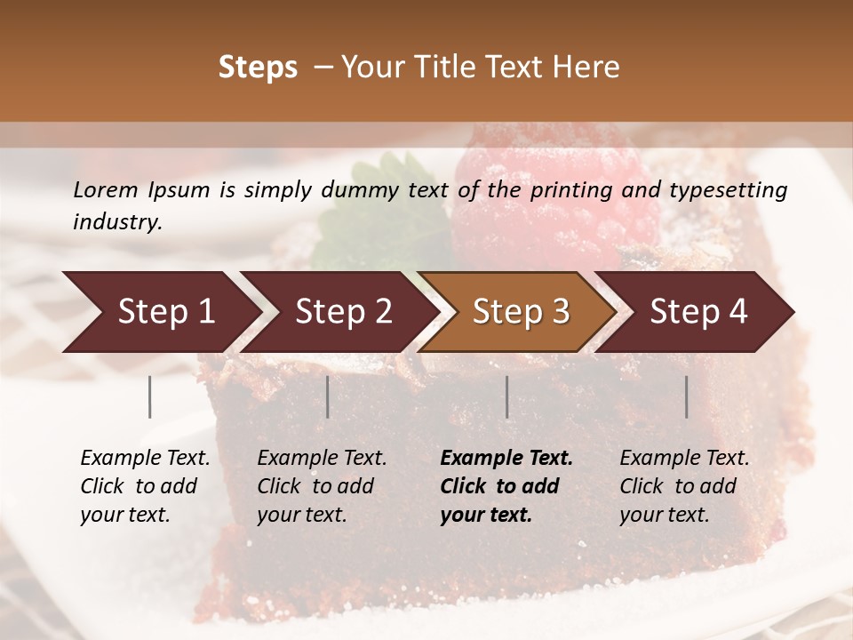 Icing Slice Cafe PowerPoint Template