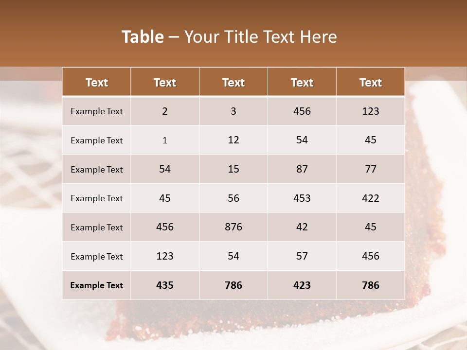 Icing Slice Cafe PowerPoint Template