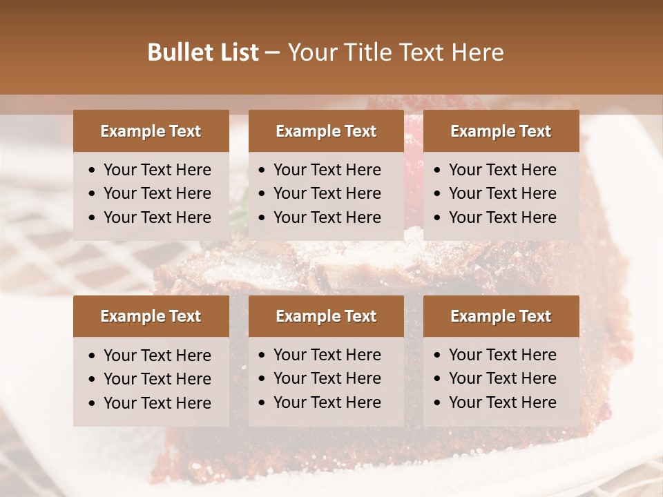 Icing Slice Cafe PowerPoint Template
