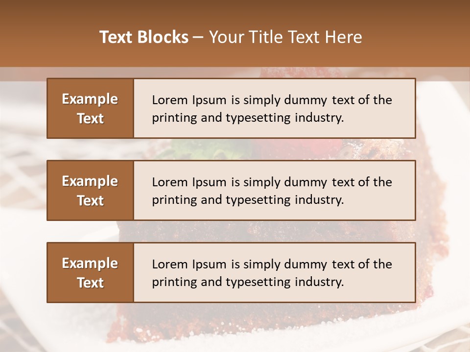 Icing Slice Cafe PowerPoint Template