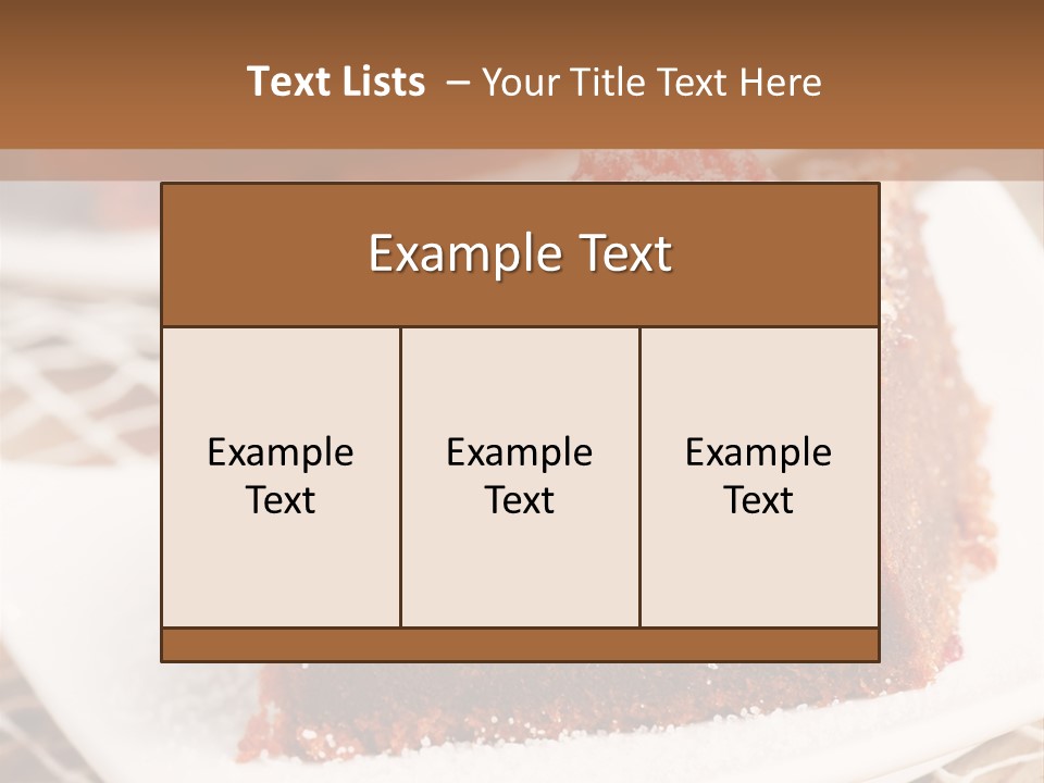 Icing Slice Cafe PowerPoint Template