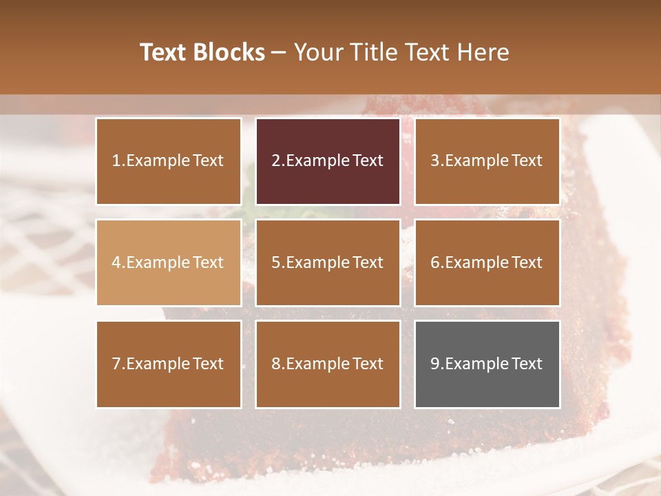 Icing Slice Cafe PowerPoint Template