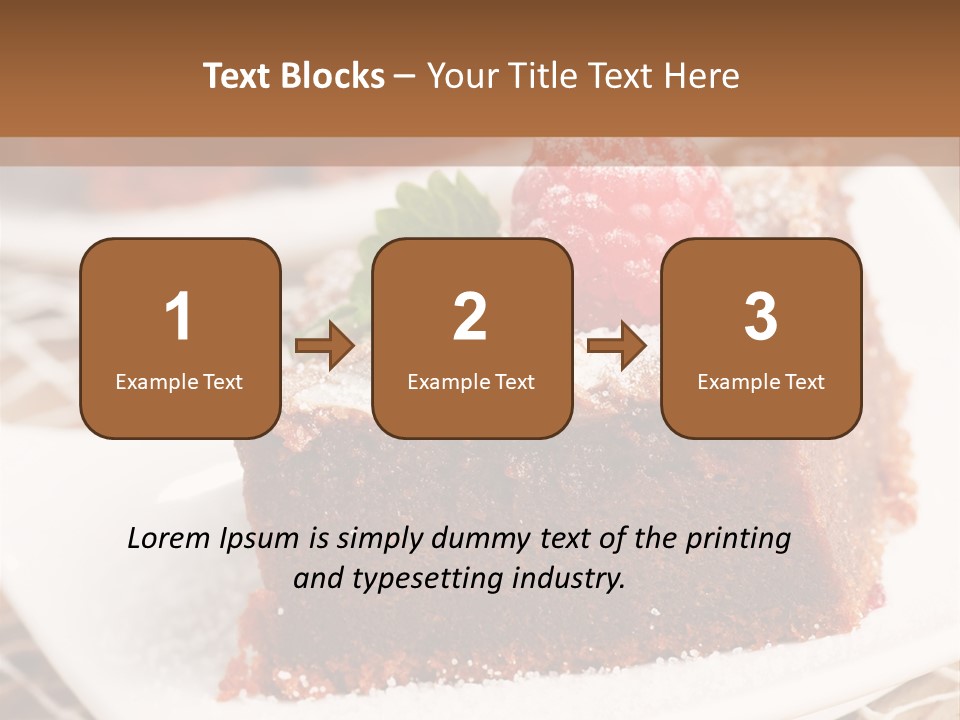 Icing Slice Cafe PowerPoint Template