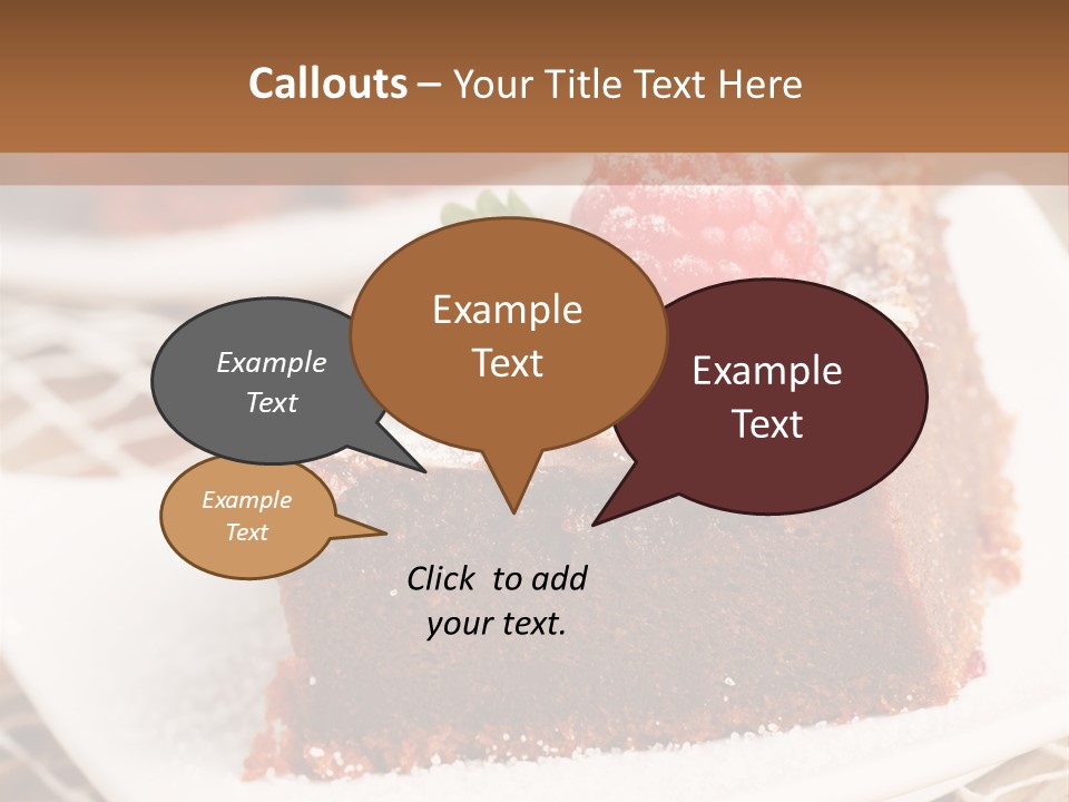Icing Slice Cafe PowerPoint Template