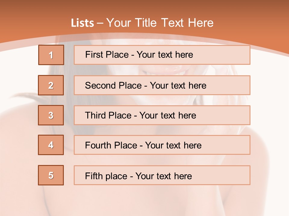 Complexion Woman Skin PowerPoint Template