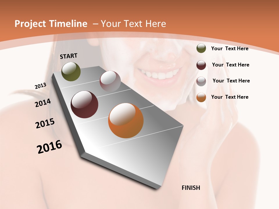 Complexion Woman Skin PowerPoint Template