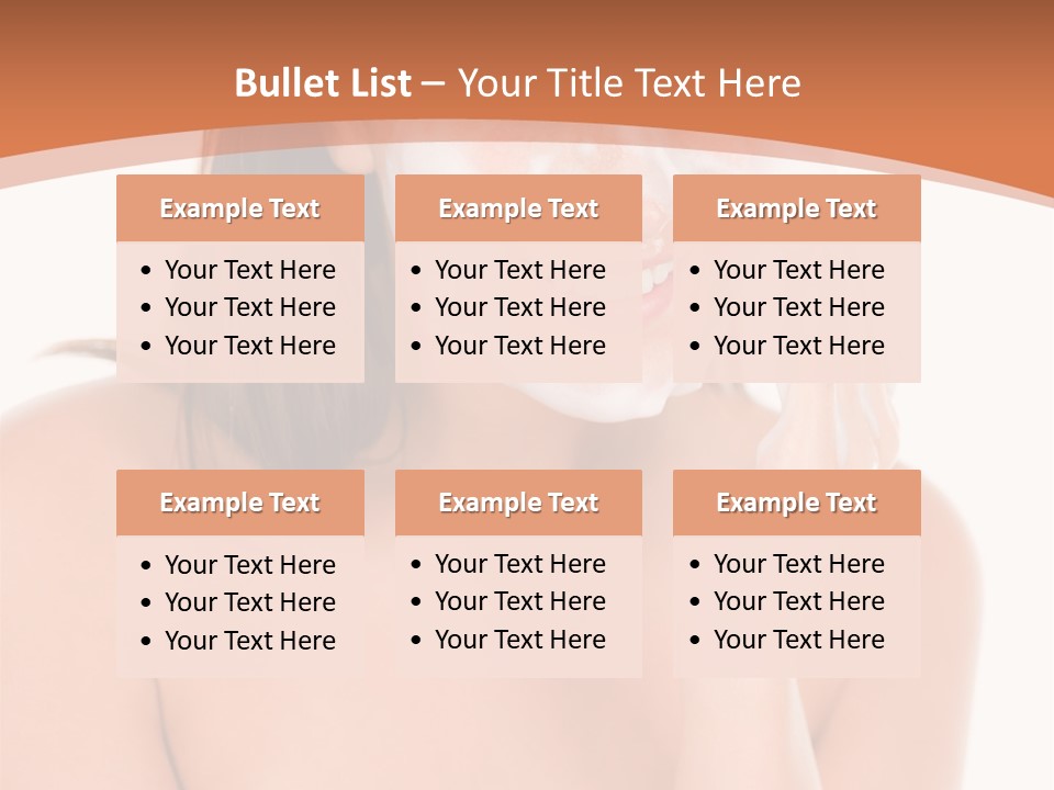 Complexion Woman Skin PowerPoint Template