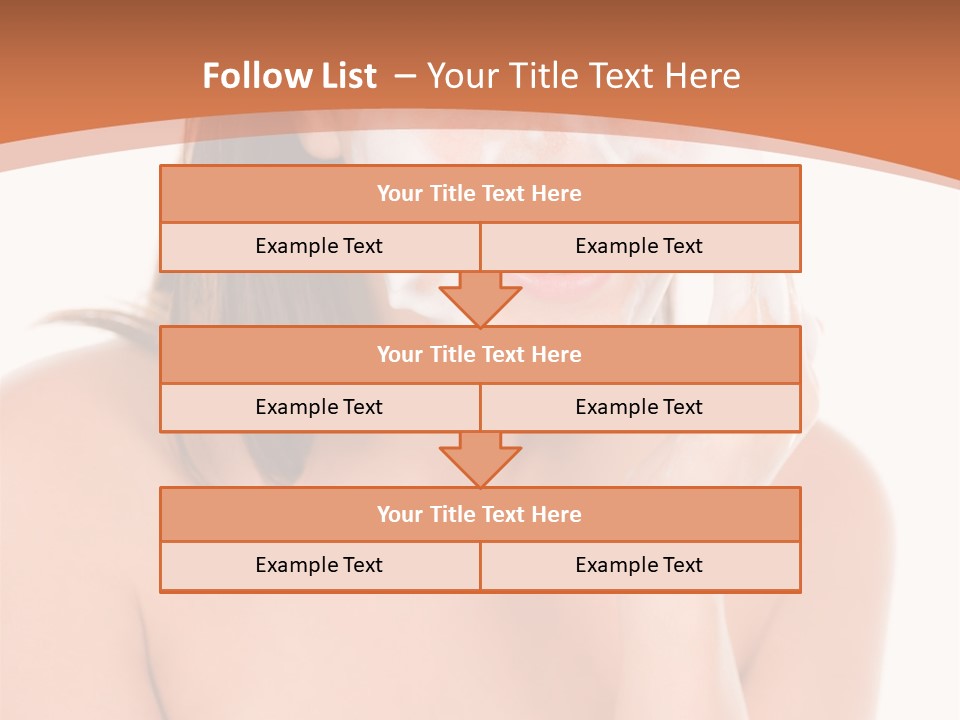 Complexion Woman Skin PowerPoint Template