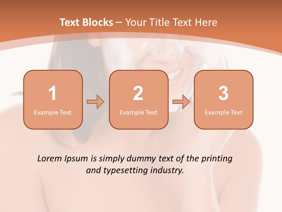 Complexion Woman Skin PowerPoint Template