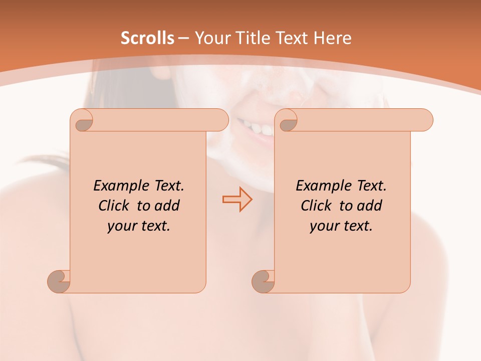 Complexion Woman Skin PowerPoint Template