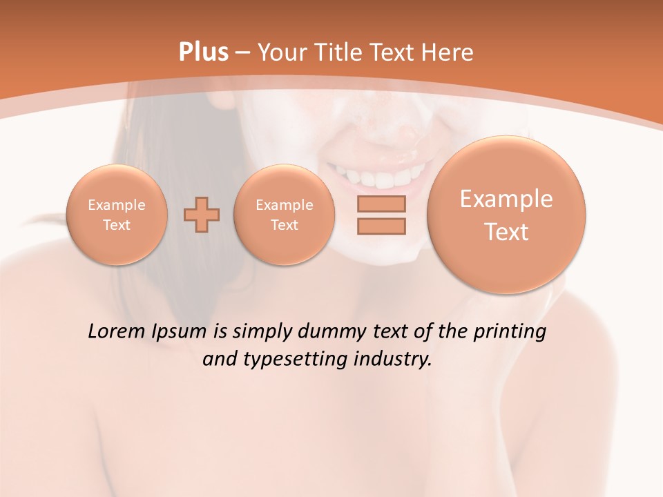 Complexion Woman Skin PowerPoint Template
