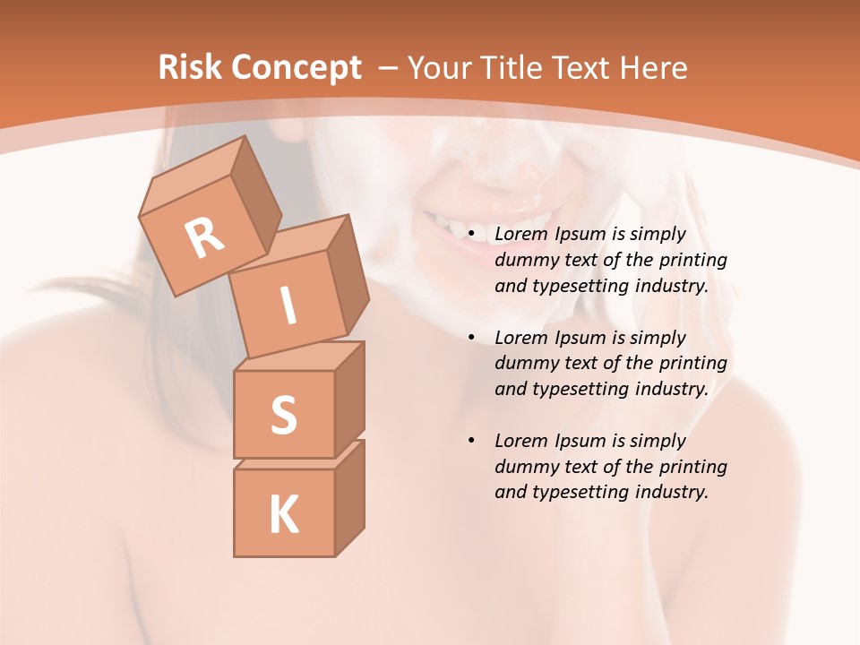 Complexion Woman Skin PowerPoint Template